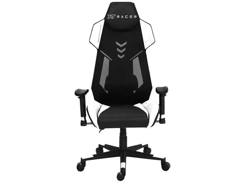 Cadeira Gamer XT Reclining Black and White Racer